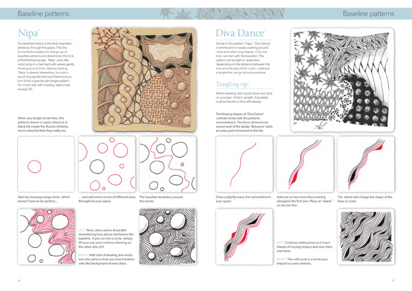 thumbnail image 2 of Zentangle Art Therapy Book – Relaxation Through Drawing, 9781784941079 2 of 5